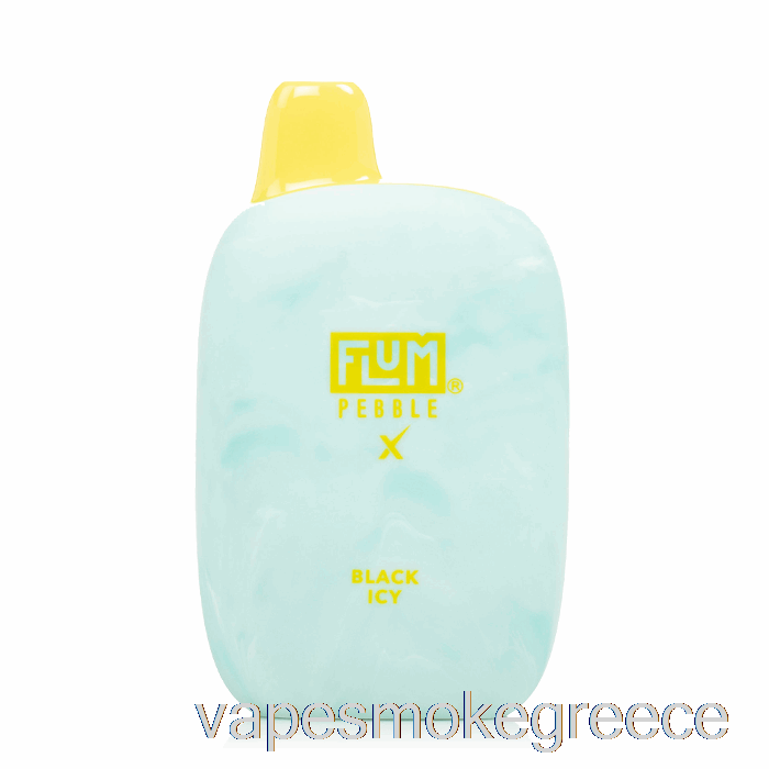 Vape Greece φλουμ βότσαλο X 6000 μιας χρήσης μαύρο παγωμένο